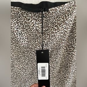JENNI KAYNE -Leopard Slip Skirt